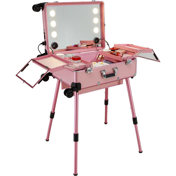 Large vanity case online on wheels